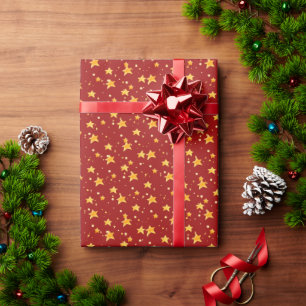 Cadeau Papier à enveloppement de l'étoile de Noël