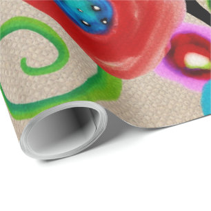 Cadeau Papier à enveloppement de luxe Ranunculus