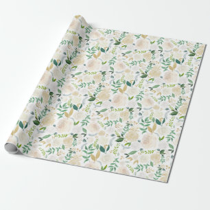 Cadeau Papier à enveloppement élégant et romantique