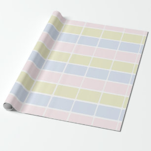 Cadeau Papier à enveloppement en carton pastel
