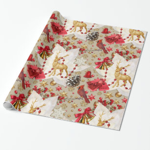 Cadeau Papier à enveloppement étincelant de Noël