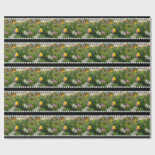 Cadeau Papier à enveloppement floral personnalisé