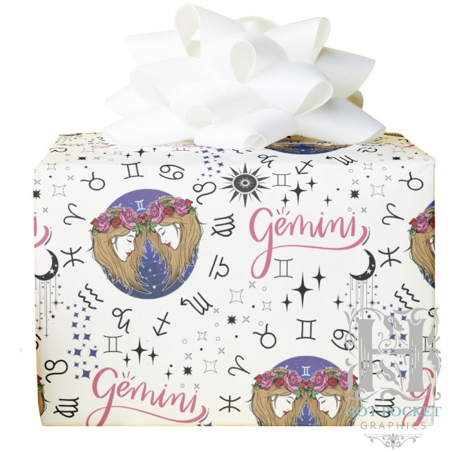 Cadeau Papier à enveloppement Gemini (Créateur téléchargé)