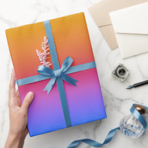 Papier à enveloppement horizontal rose