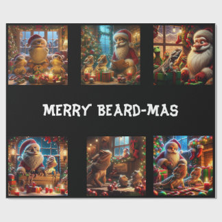 Cadeau Papier à enveloppement Joyeux Beard-Mas