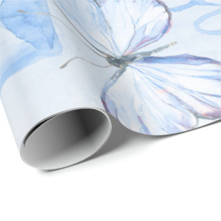 Cadeau Papier à enveloppement papillon