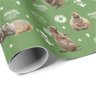 Cadeau Papier à enveloppement pour chien des Prairies (ve