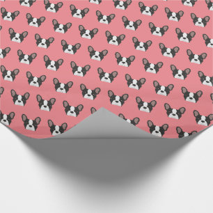 Cadeau Papier à enveloppement pour chien taureau français