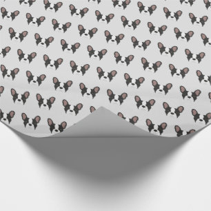 Cadeau Papier à enveloppement pour chien taureau français