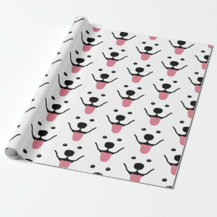 Cadeau Papier à enveloppement Samoyé souriant