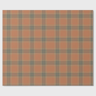 Cadeau Papier à enveloppement Tartan Crème