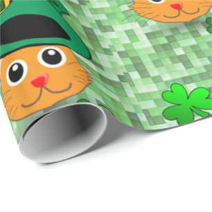 Cadeau Papier à envelopper de la Saint Patrick