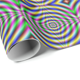 Cadeau Papier à envelopper OEil psychédélique