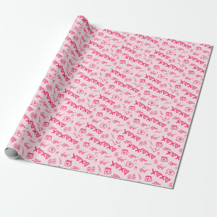 Cadeau Papier à envelopper pour la Saint-Valentin