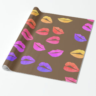 Cadeau Papier à envelopper ses lèvres