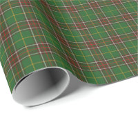 papier à enveloppes vert Terre-Neuve Tartan