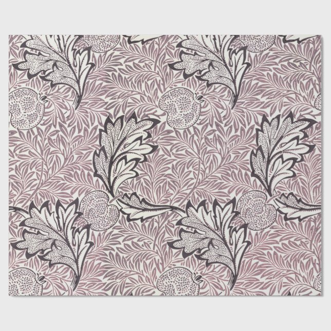 CADEAU PAPIER À LAVAGE : WILLIAM MORRIS : POMME (Plat)