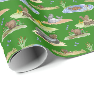 Cadeau Papier à motifs de toilette de rongeur (Original s
