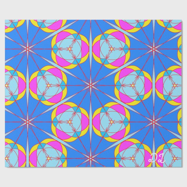 Cadeau Papier Abstrait Motif unique (Plat)