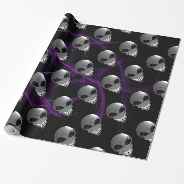 Cadeau Papier alien gris (Déroulé)