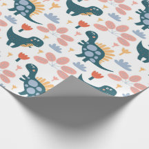 Papier Anniversaire de enfant Dinosaure Cute