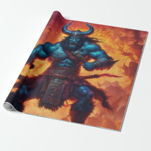 Cadeau Papier barbare à enveloppement King