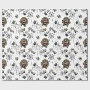 Cadeau 🤍 Papier blanc Pharaon Mummy Enveloppement 🎃 👑
