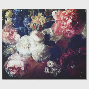 Cadeau Papier d'affiche floral des beaux-arts 60lb