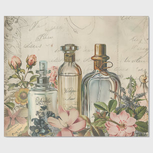Cadeau Papier de fond de découpage de parfum victorien vi