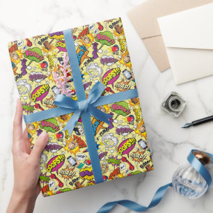 Cadeau Papier de gravure de bande dessinée Pop Art