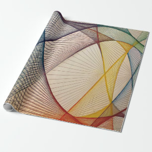 Cadeau Papier de recouvrement Abstrait géométrique