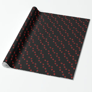 Cadeau Papier de recouvrement de la coccinelle usée Ladyb