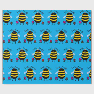 Cadeau Papier de soie abeille heureuse mignon