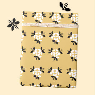 Cadeau Papier d'écorce pour l'apiculture à la fleur de mi
