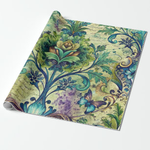 Cadeau Papier découpage pour meubles à motif floral conti