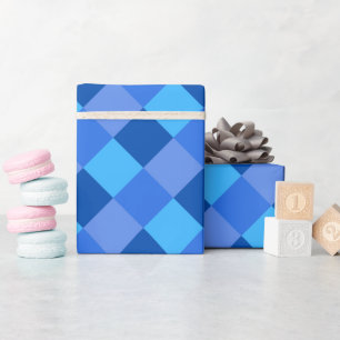 Cadeau Papier d'écrêtage bleu