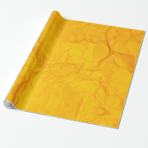 Cadeau Papier d'emballage à billes jaunes