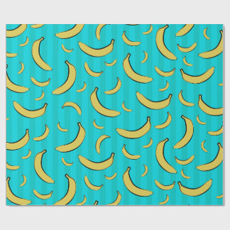 Cadeau Papier d'emballage à motif de banane