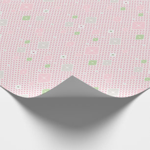 Cadeau Papier d'emballage à motif étoile cristal pastel