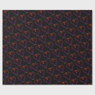 Cadeau Papier d'emballage à motif Halloween effrayant