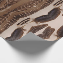 Papier d'emballage à plumes