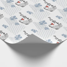 papier d'emballage à thème pour chat