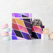 Papier d'emballage amusant aux couleurs vives