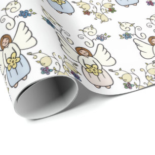 Cadeau Papier d'emballage Ange Gardien