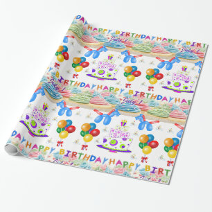 Cadeau Papier d'emballage Anniversaire Juillet 1er