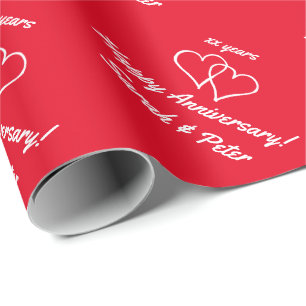 Cadeau Papier d'emballage Anniversaire personnalisé pour