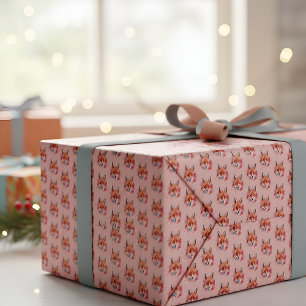 Cadeau Papier d'emballage au renard