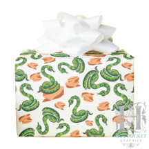 Papier d'emballage au serpent