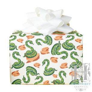 Cadeau Papier d'emballage au serpent