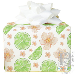 Cadeau Papier d'emballage aux citrons